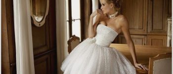 Короткие свадебные платья
