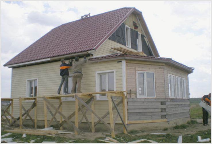 Материалы для облицовки фасада деревянного дома при утеплении и ремонте