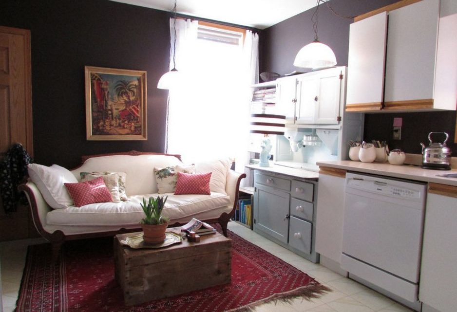 7 стильных идей кухонных диванов