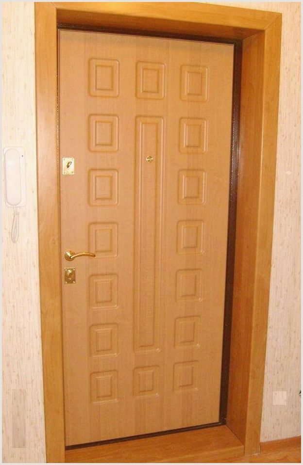 Как сделать откосы входной двери из мдф