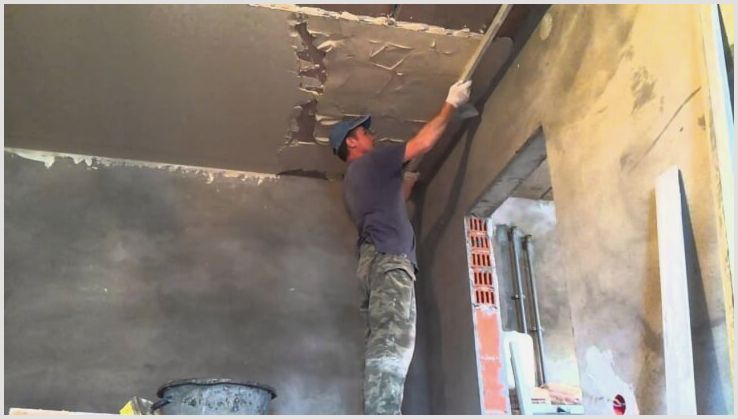 Как штукатурить потолок своими руками?