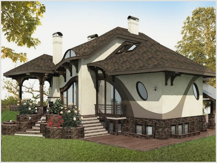 Подобрать гармонию цвета крыши и дома